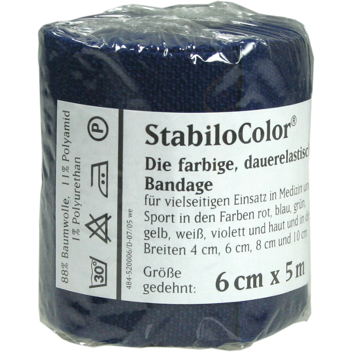 BORT StabiloColor Binde 6 cm blau