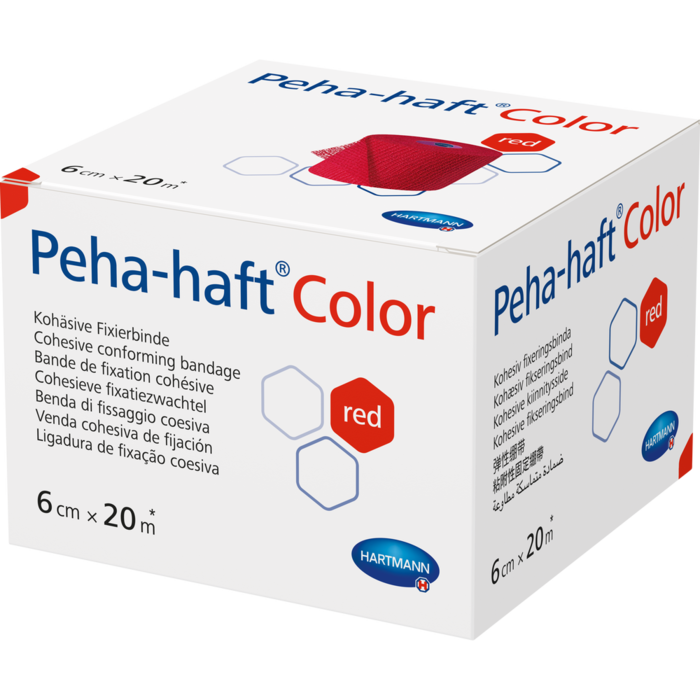 PEHA-HAFT Color Fixierb.latexfrei 6 cmx20 m rot