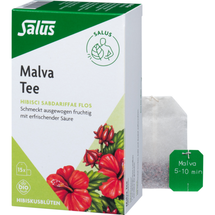 MALVATEE Hibiskusblütentee Bio Salus Filterbeutel