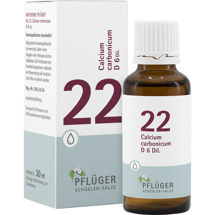 BIOCHEMIE Pflüger 22 Calcium carbonicum D 6 Tropf.