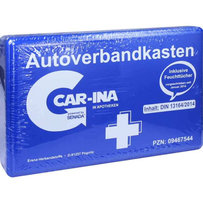 SENADA CAR-INA Autoverbandkasten blau