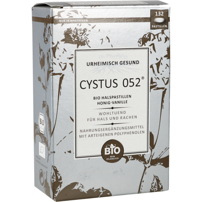 CYSTUS 052 Bio Halspastillen Honig Vanille