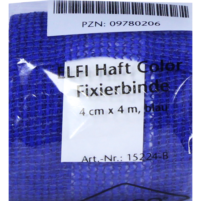 DRACOELFI haft color elast.Fixierb.4 cmx4 m blau