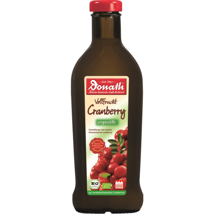 DONATH Vollfrucht Cranberry ungesüßt Bio