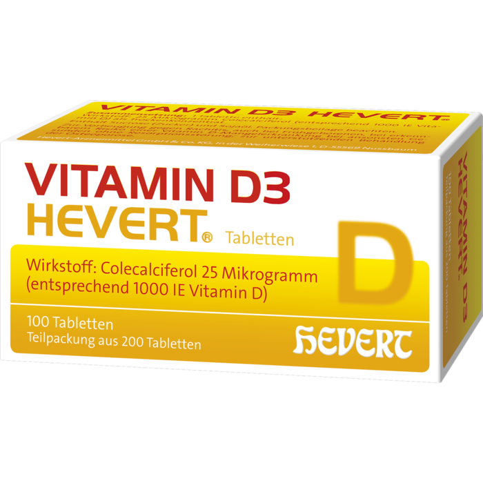 VITAMIN D3 HEVERT Tabletten