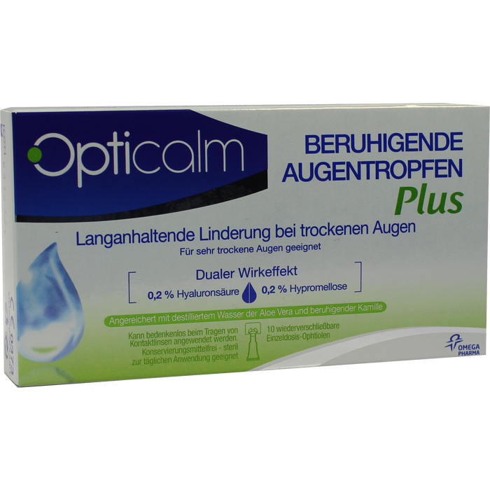 OPTICALM beruhigende Augentropfen Plus in Einzeld.