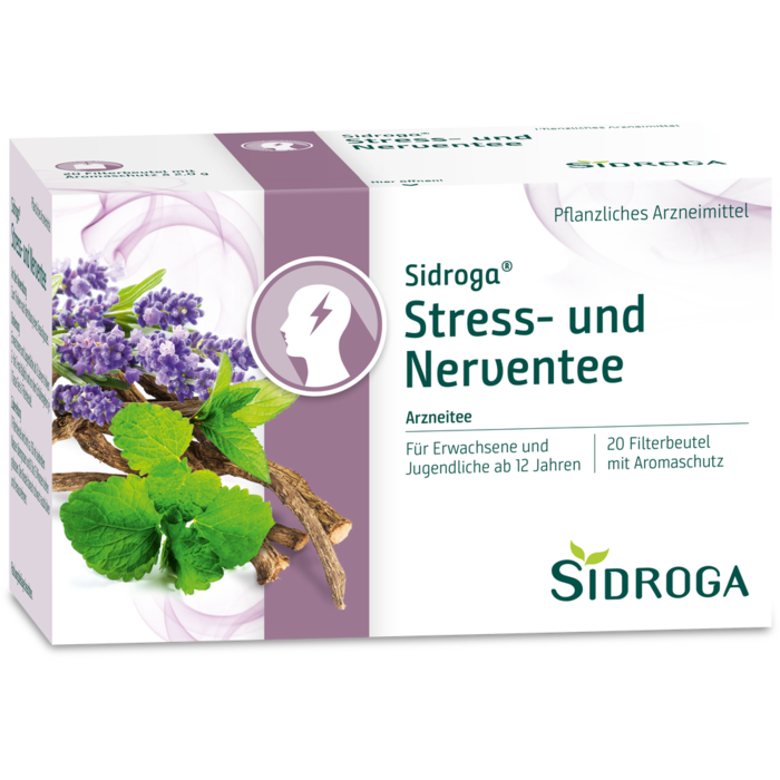 SIDROGA Stress- und Nerventee Filterbeutel