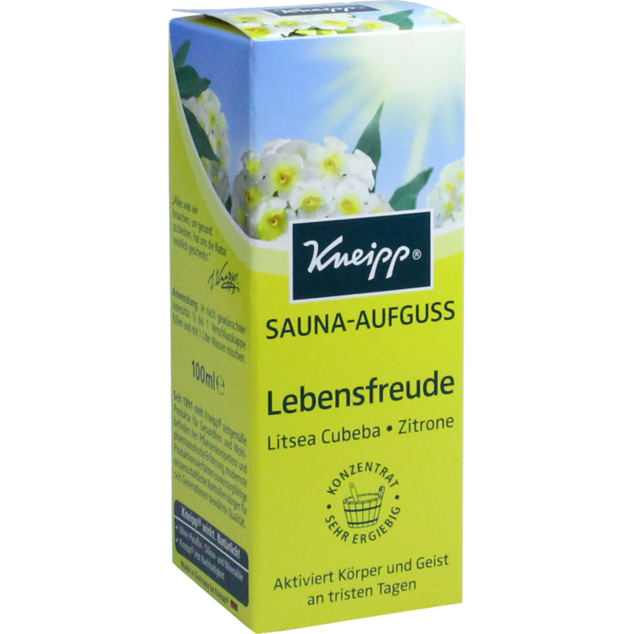 KNEIPP Sauna Aufguss Lebensfreude