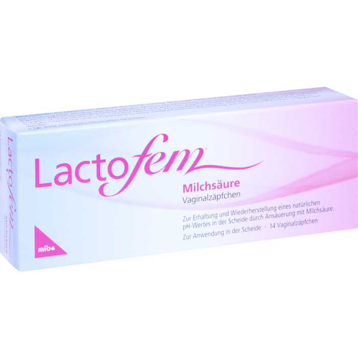 LACTOFEM Milchsäure Vaginalzäpfchen