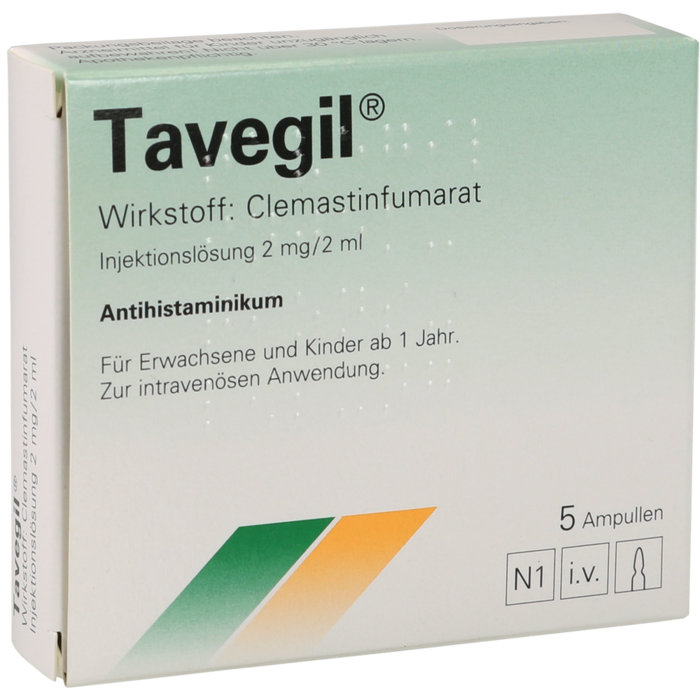 TAVEGIL Injektionslösung 2 mg/2 ml Ampullen