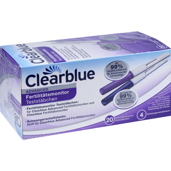 CLEARBLUE Fertilitätsmonitor Teststäbchen 20+4