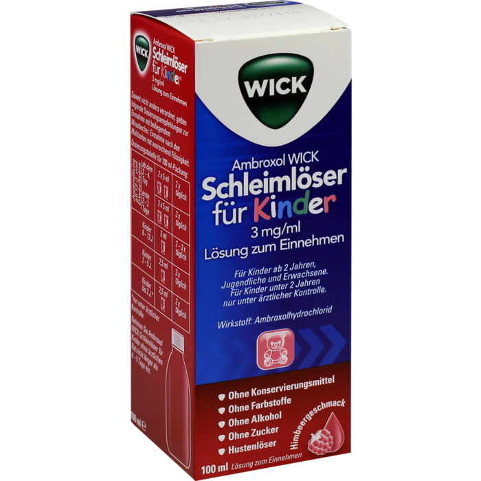 AMBROXOL WICK Schleimlöser f.Kind.3mg/ml L.z.Einn.