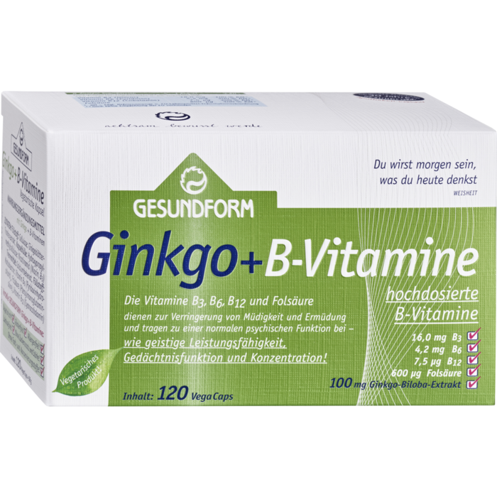 GESUNDFORM Ginkgo-agil VegaCaps Kapseln