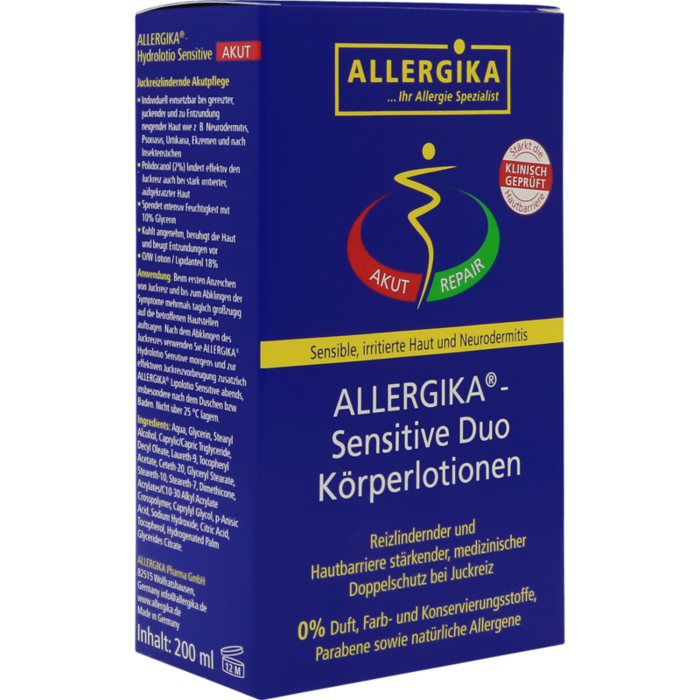ALLERGIKA sensitive Duo Körperlotionen