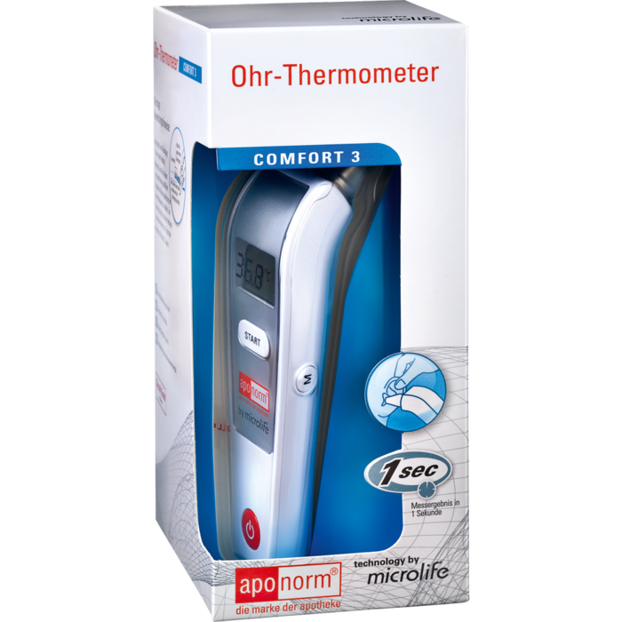 APONORM Fieberthermometer Ohr Comfort 3 infrarot