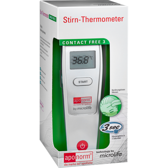 APONORM Fieberthermometer Stirn Contact-Free 3