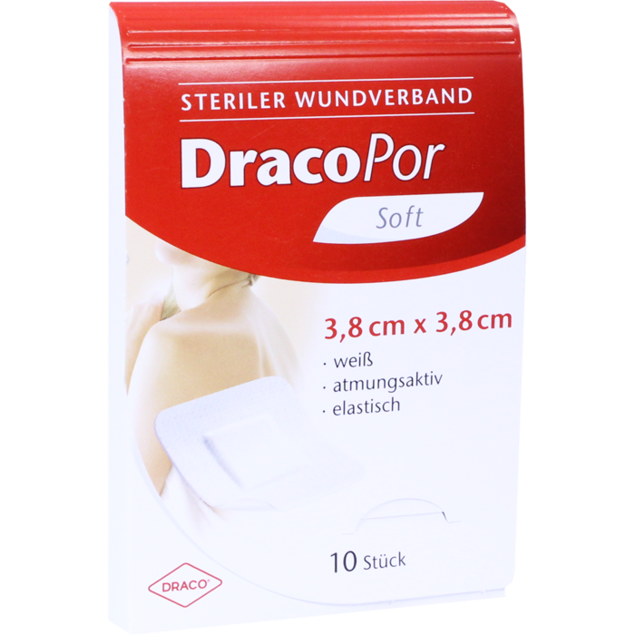 DRACOPOR Wundverband 3,8x3,8 cm steril