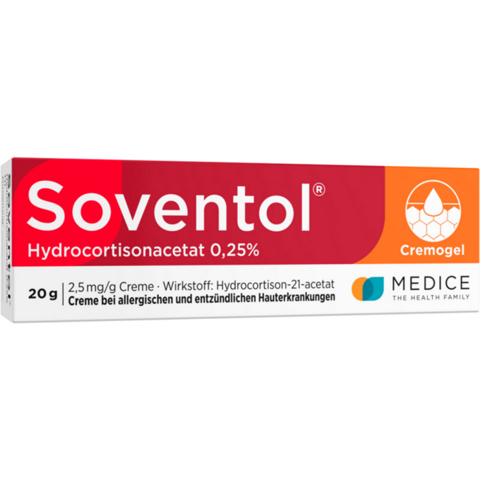 SOVENTOL Hydrocortisonacetat 0,25% Creme