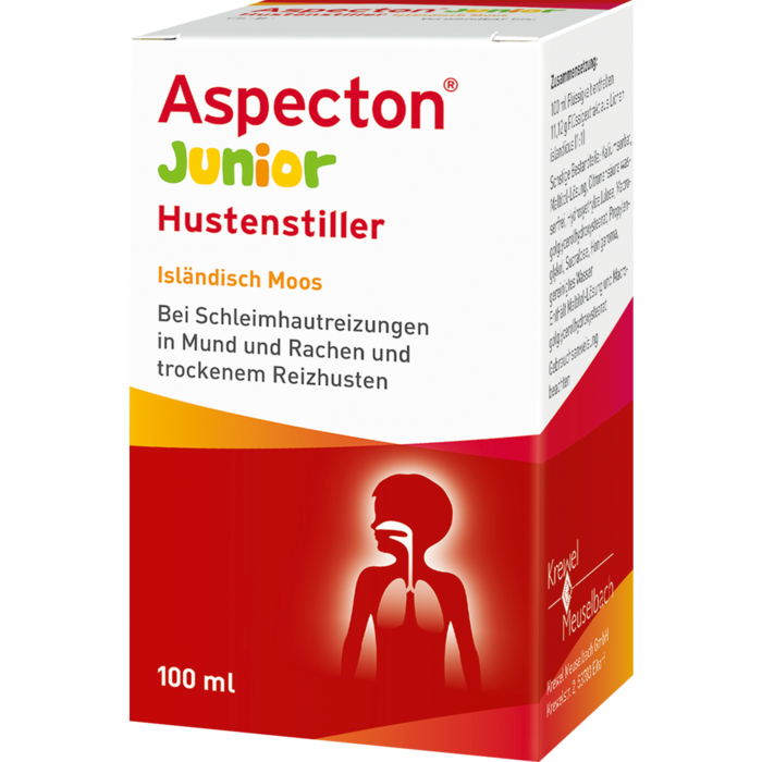 ASPECTON Junior Hustenstiller Isländisch Moos Saft