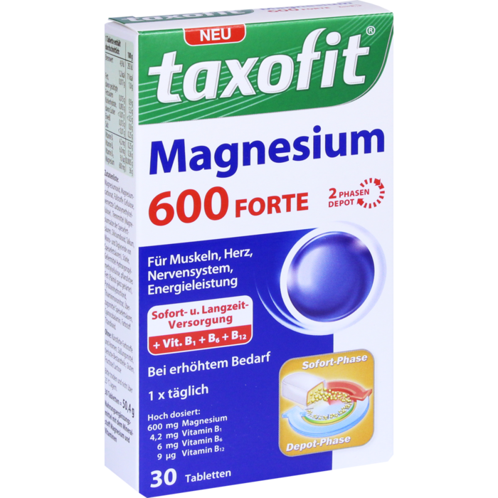 TAXOFIT Magnesium 600 FORTE Depot Tabletten