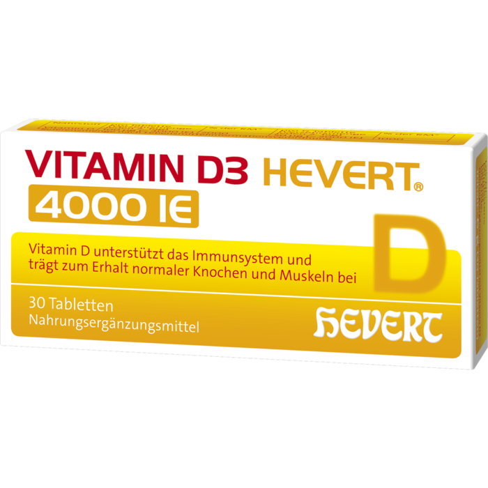 VITAMIN D3 HEVERT 4000 I.E. Tabletten