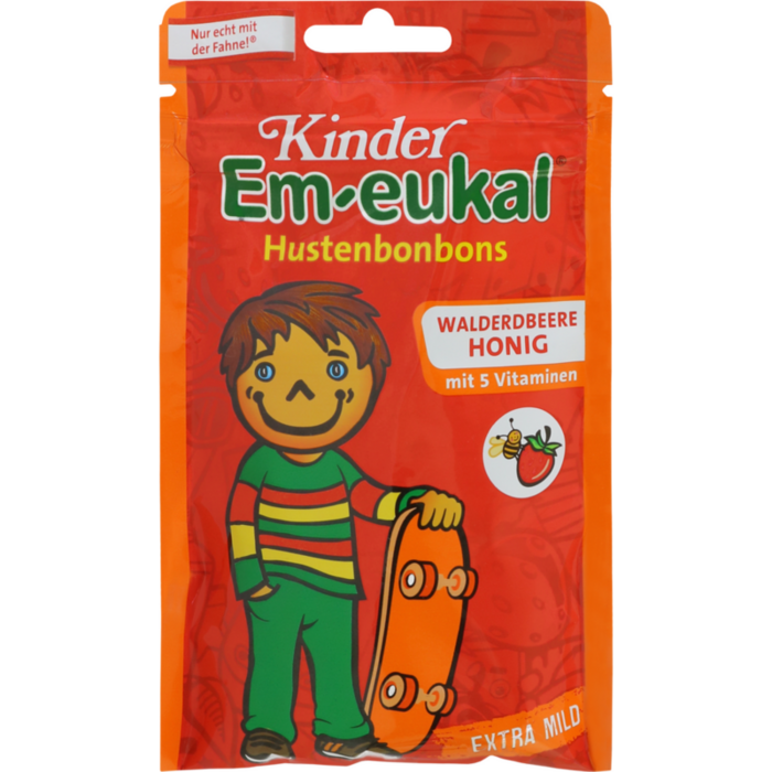 EM-EUKAL Kinder Bonbons Walderdbeere-Honig zh.