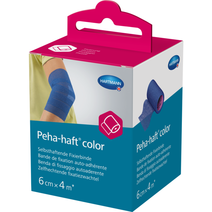 PEHA-HAFT Color Fixierb.latexfrei 6 cmx4 m blau