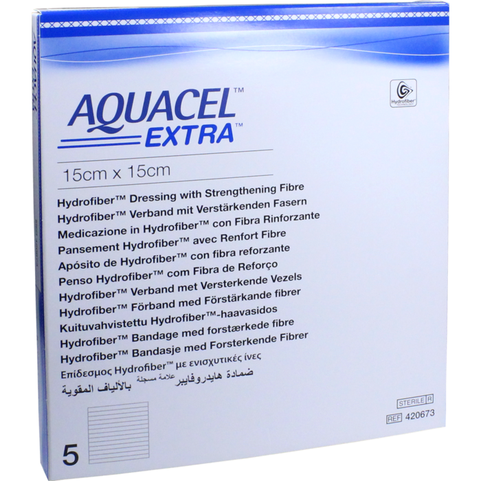 AQUACEL Extra 15x15 cm Verband