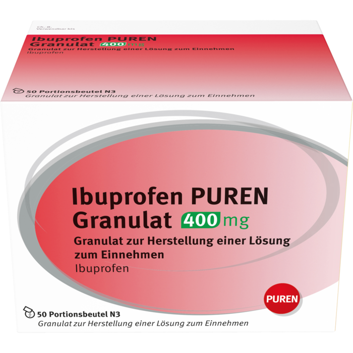 IBUPROFEN PUREN Granulat 400 mg z.Her.e.Lsg.z.Ein.