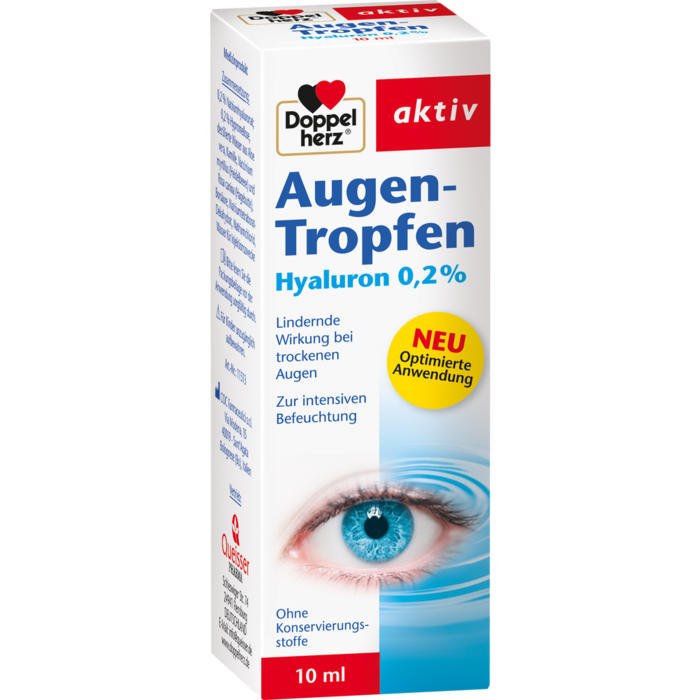 DOPPELHERZ Augen-Tropfen Hyaluron 0,2%