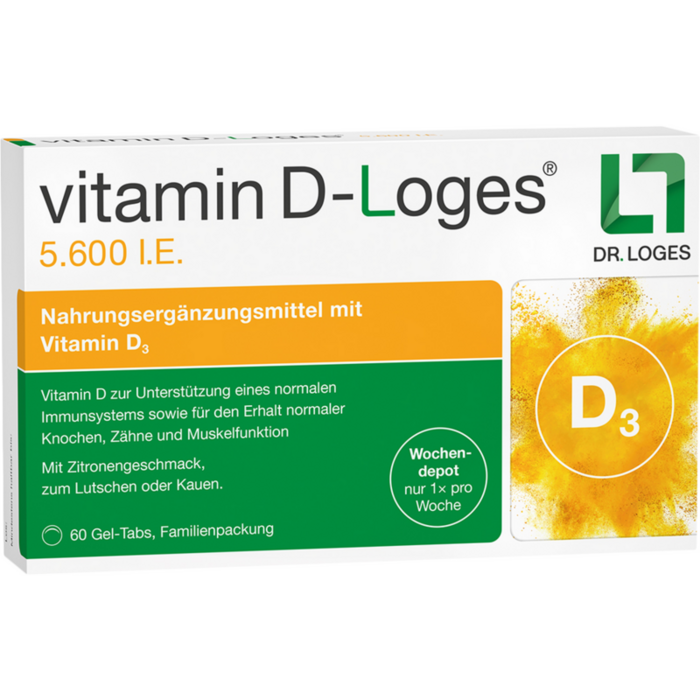 VITAMIN D-LOGES 5.600 I.E. Wo.Depot Kautabl.Fam.Pa