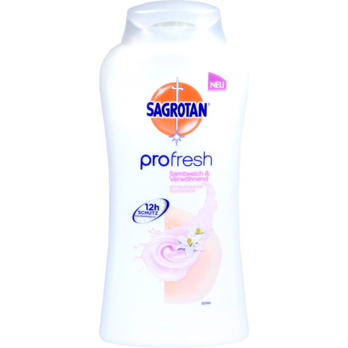 SAGROTAN Profresh Duschcreme samtweich & verwöhn.