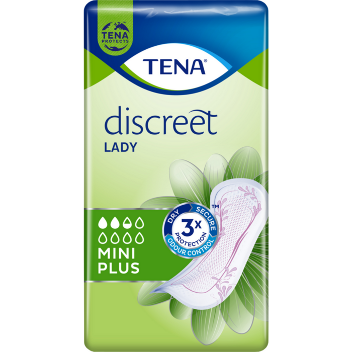 TENA LADY Discreet Inkontinenz Einlagen mini plus