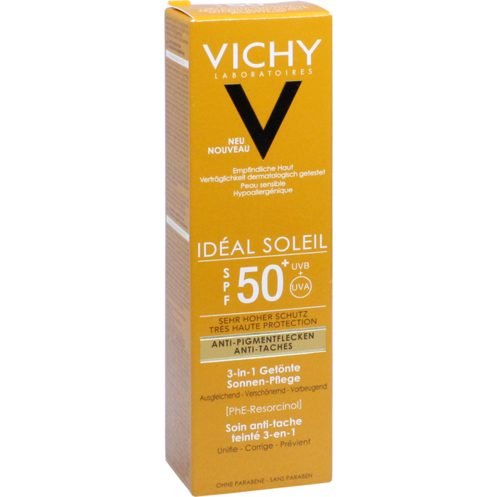 VICHY IDEAL Soleil Anti-Pigmentflecken Cr.LSF 50+