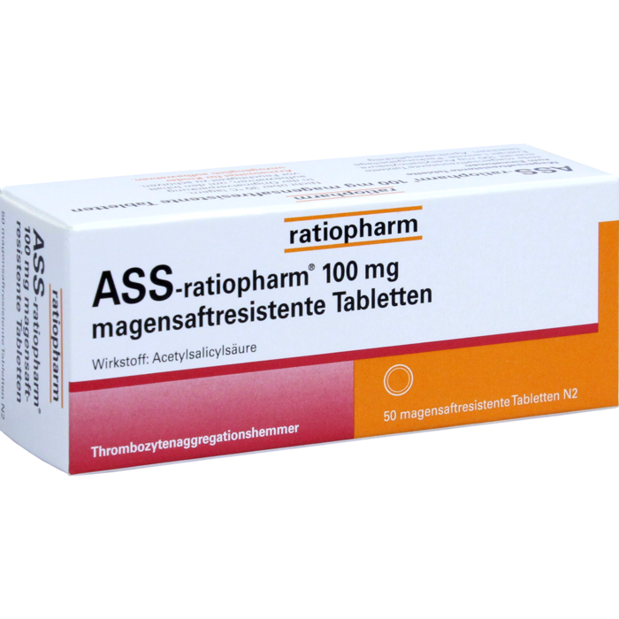 ASS-ratiopharm 100 mg magensaftres.Tabletten