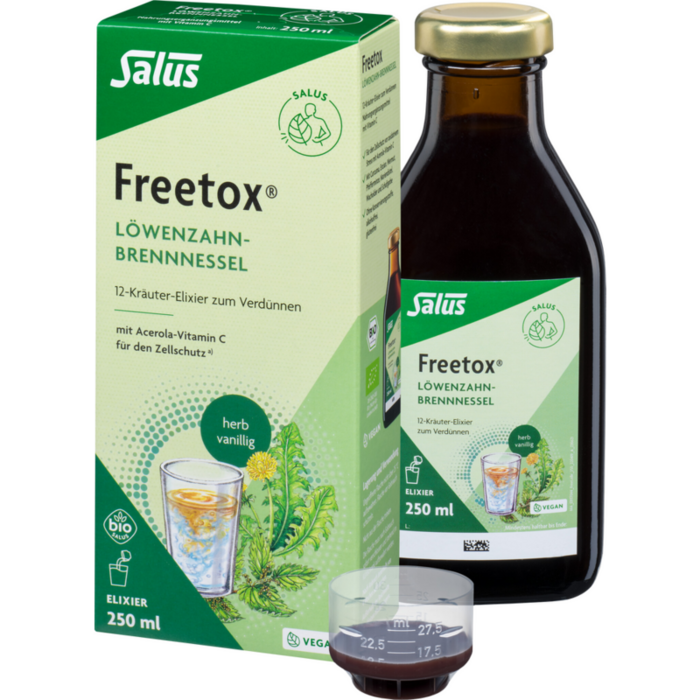 FREETOX Löwenzahn-Brennnessel 12-Kräuter-Elix.Bio