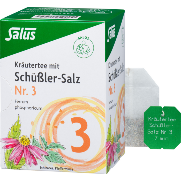 KRÄUTERTEE mit Schüssler-Salz Nr.3 Salus Fbtl.