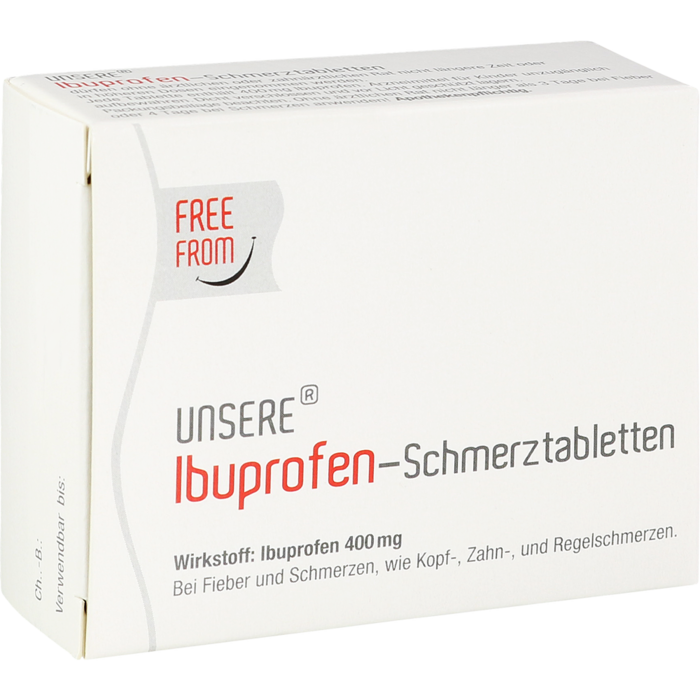 UNSERE Ibuprofen-Schmerztabletten