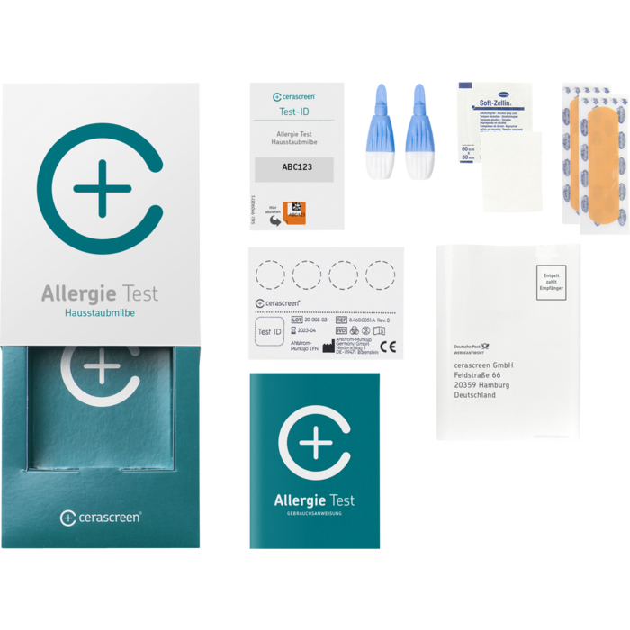 CERASCREEN Allergie-Test-Kit Hausstaubmilbe