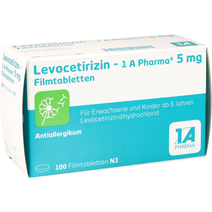 LEVOCETIRIZIN-1A Pharma 5 mg Filmtabletten