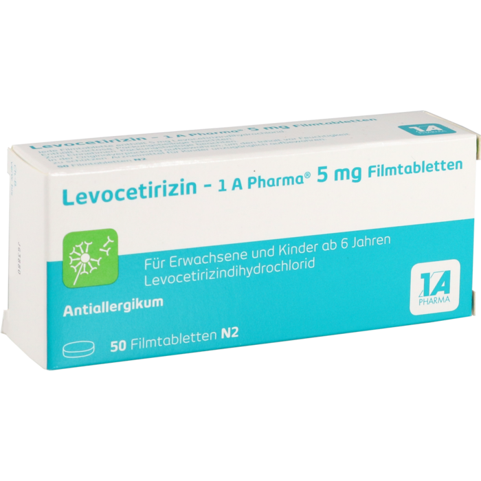 LEVOCETIRIZIN-1A Pharma 5 mg Filmtabletten