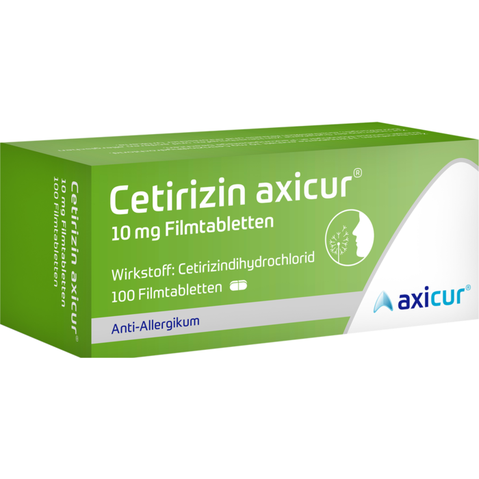 CETIRIZIN axicur 10 mg Filmtabletten