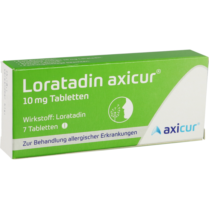 LORATADIN axicur 10 mg Tabletten