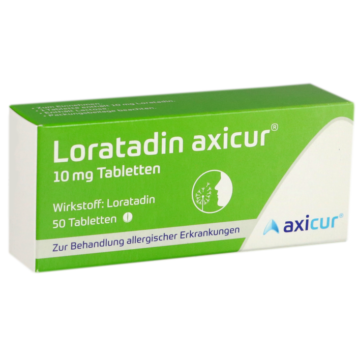 LORATADIN axicur 10 mg Tabletten