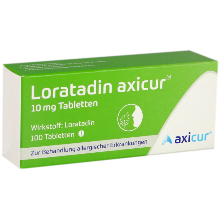 LORATADIN axicur 10 mg Tabletten