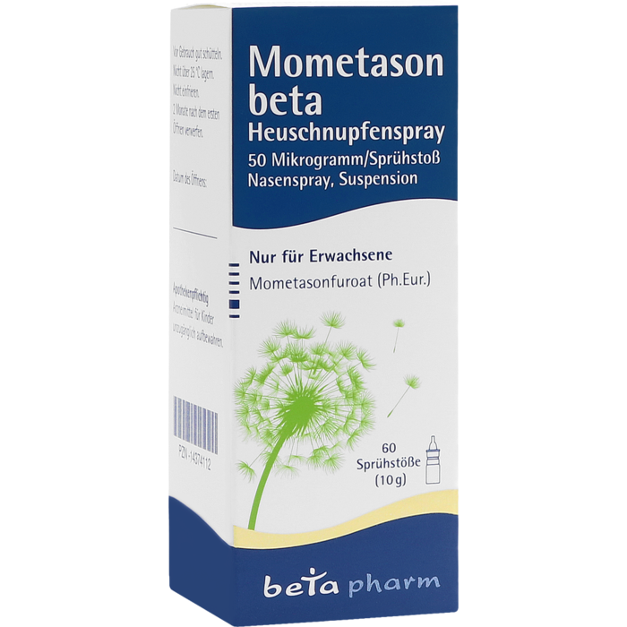 MOMETASON beta Heuschnupfenspray 50μg/Sp.60 Sp.St