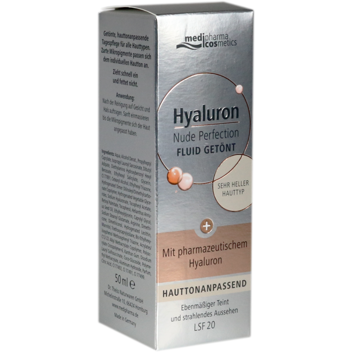 Hyaluron NUDE Perfect.Fluid getönt hell.HT LSF 20 50 ml 
