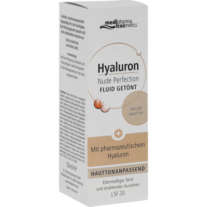 HYALURON NUDE Perfect.Fluid getönt hell.HT LSF 20