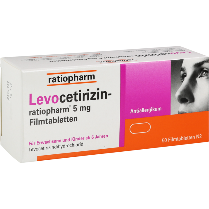 LEVOCETIRIZIN-ratiopharm 5 mg Filmtabletten