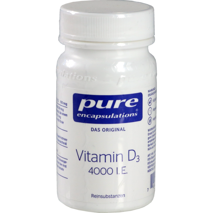 PURE ENCAPSULATIONS Vitamin D3 4000 I.E. Kapseln